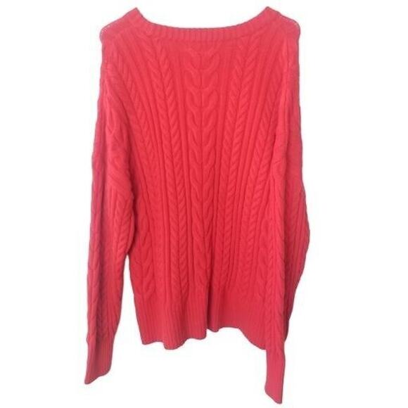 Philosophy Womens Fisherman Sweater Cable Knit Holiday Cozy Cabin Preppy Size XL - Picture 9 of 9